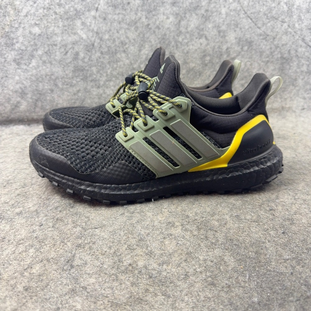 Adidas Ultraboost All Terrain Core Black Shock Yellow EG8097 Mens Running Shoes